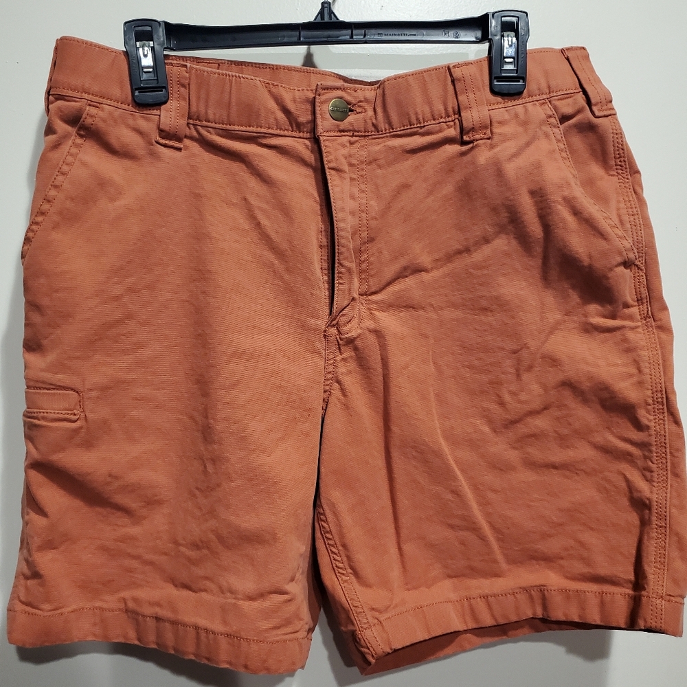 Men's Carhartt Orange Casual Shorts Medium